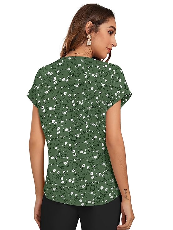 Women's Floral Printed Cotton Top